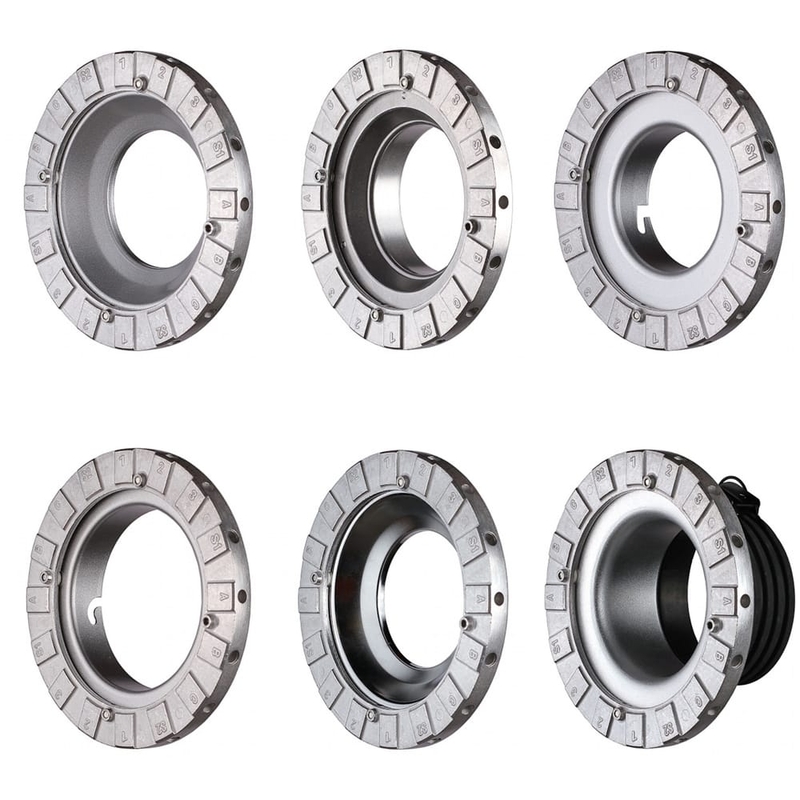 Phottix Speed Ring for Bowens/Elinchrom/Balcar/Multiblitz/Hensel/Profoto (144mm, 16 Hole)卡口柔光箱接環
