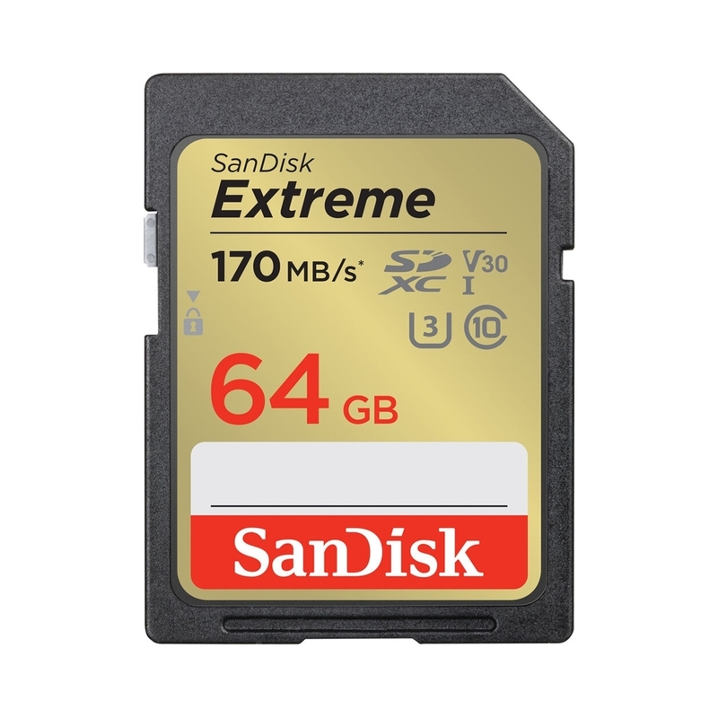 SanDisk 64GB Extreme UHS-I SDXC