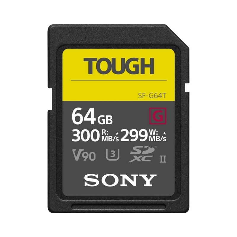 Sony 64GB SF-G TOUGH Series UHS-II SDXC Memory Card SF-G64T