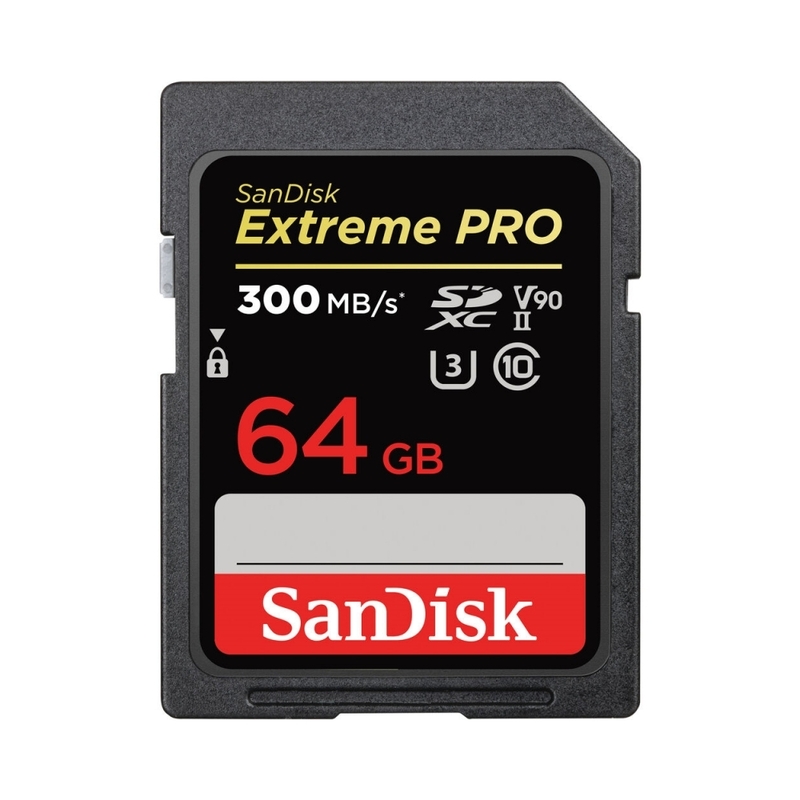 SanDisk 64GB Extreme PRO SDHC UHS-II 記憶卡
