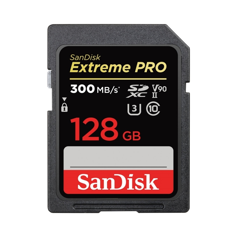 SanDisk 128GB Extreme PRO SDHC UHS-II 記憶卡