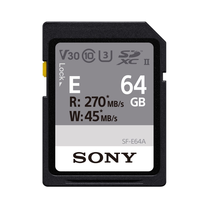 Sony 64GB SF-E Series UHS-II SDXC Memory Card SF-E64A