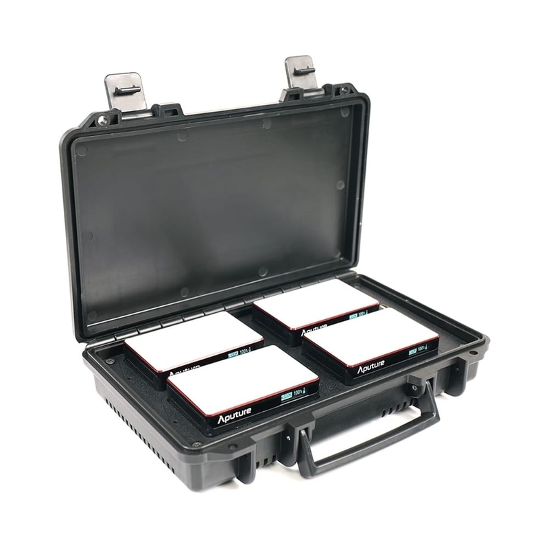 Aputure MC 4-Light Travel Kit with Charging Case