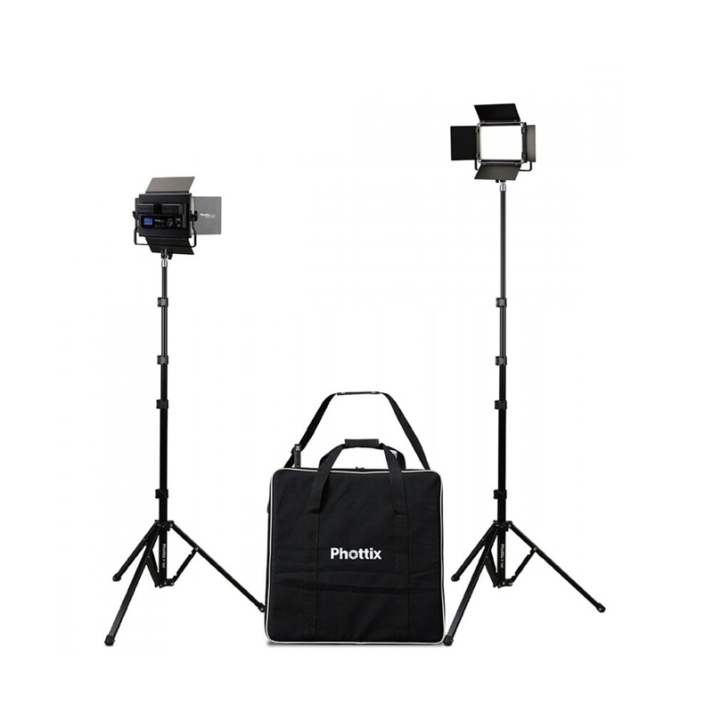 Phottix Kali 50 Studio LED Light Twin Kit Set 雙色攝錄補光燈