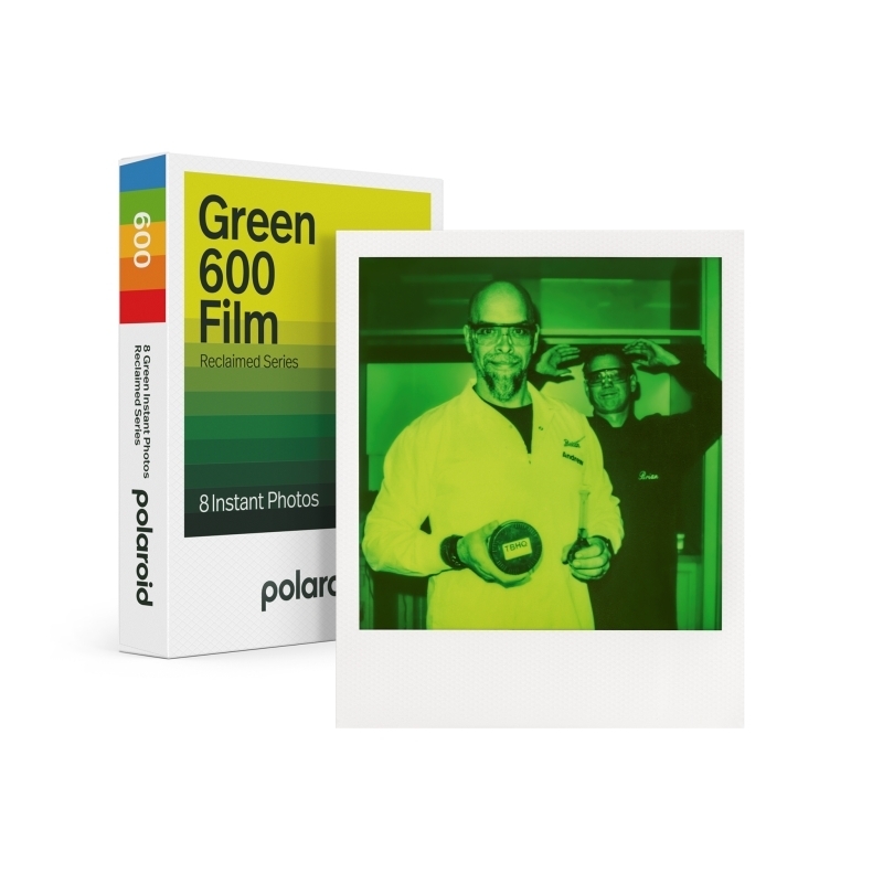 Polaroid Green 600 film - Reclaimed Edition