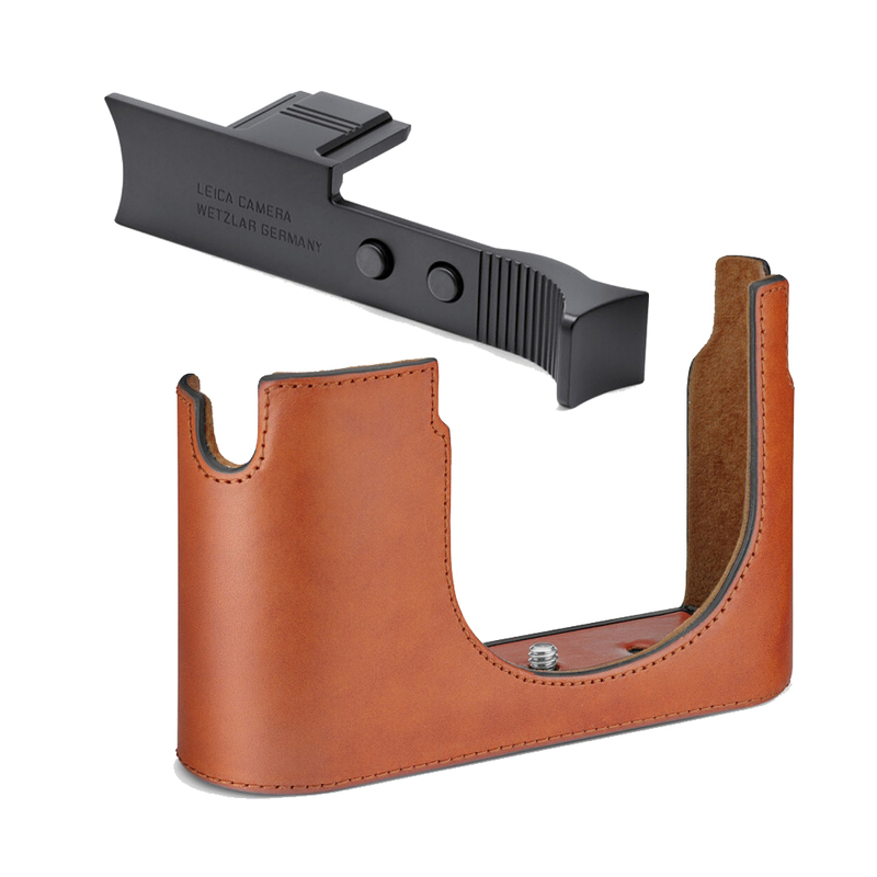 Leica Q3 Leather Halfcase + Thumb support (顏色隨機)