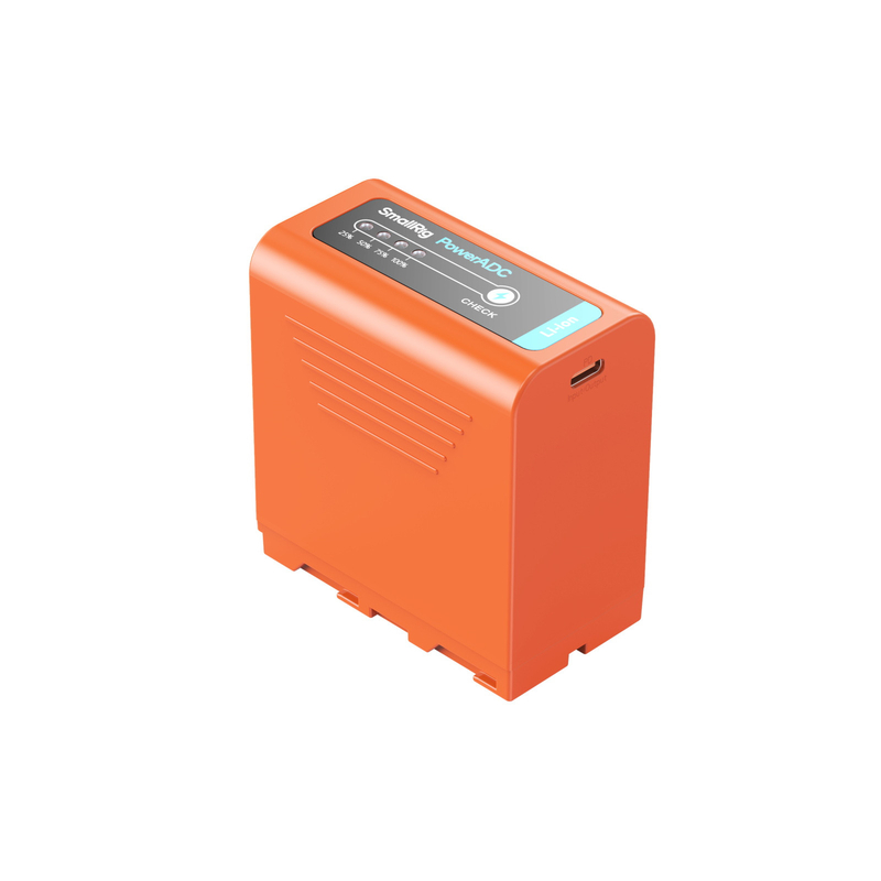 SmallRig USB-C Rechargeable Camera Battery for Sony NP-F970 (Orange) 4972