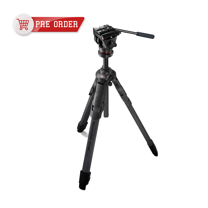 Manfrotto ONE Hybrid Carbon Fiber Tripod with 500X Fluid Head 碳纖維三腳架 曼富圖 (建議零售價 $6880 , 訂金 $680)