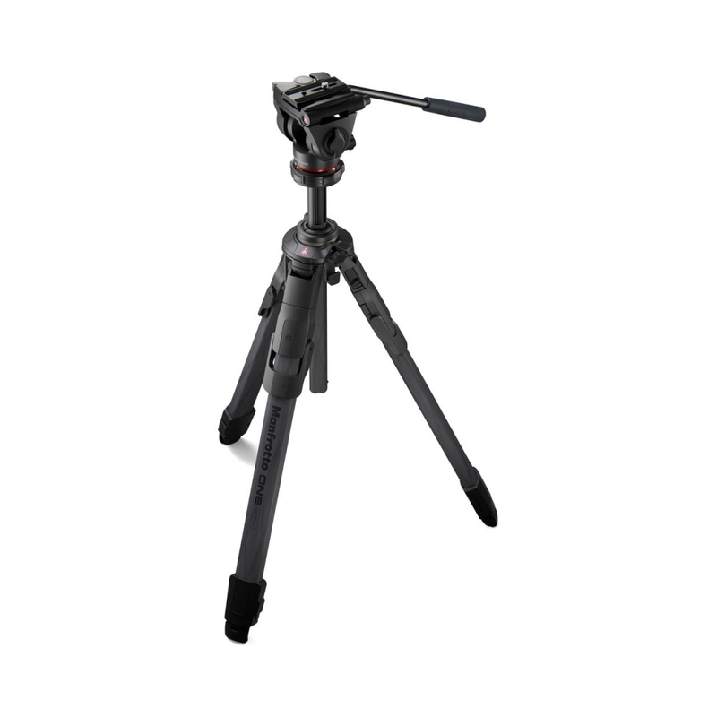 Manfrotto ONE Hybrid Carbon Fiber Tripod with 500X Fluid Head 碳纖維三腳架 曼富圖