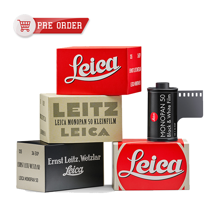 Leica MONOPAN 50 Black and White Film 黑白菲林 (一套4款包裝各1)