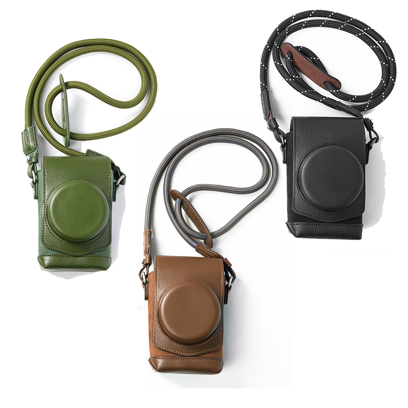 SmallRig Leather Case Kit for FUJIFILM X half (Brown/Black/Green)