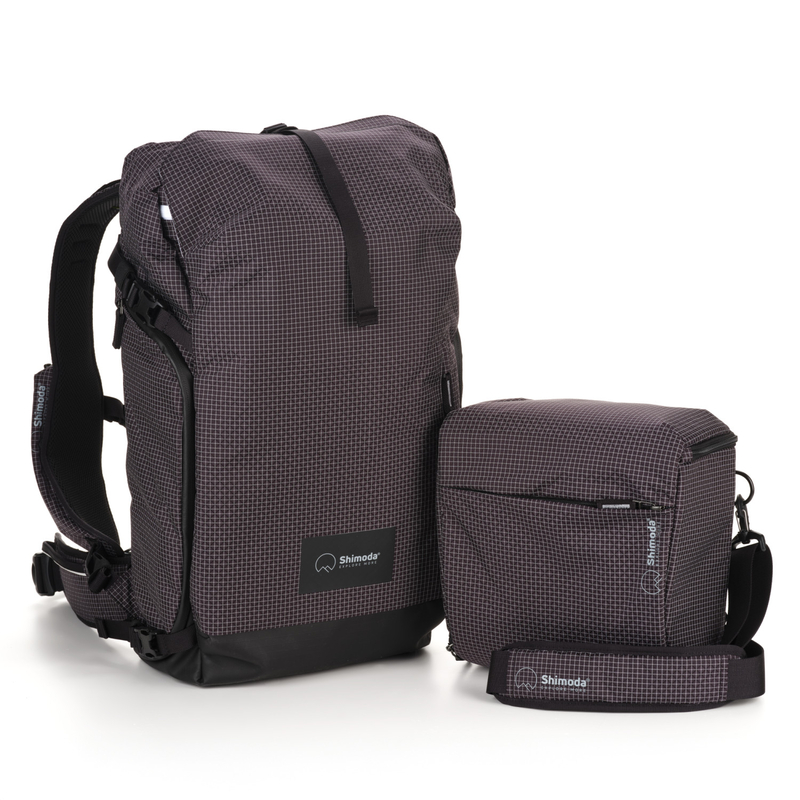 Shimoda Sidecountry 28 Starter Kit (w/ Medium Top Loader) - Black/White