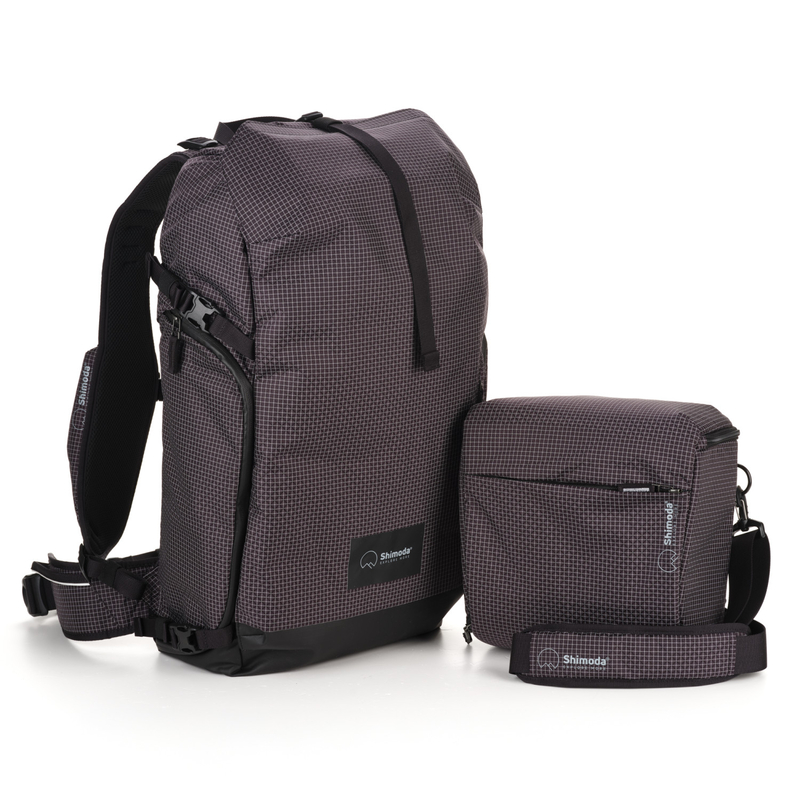 Shimoda Sidecountry 32 Starter Kit (w/ Medium Top Loader) - Black/White