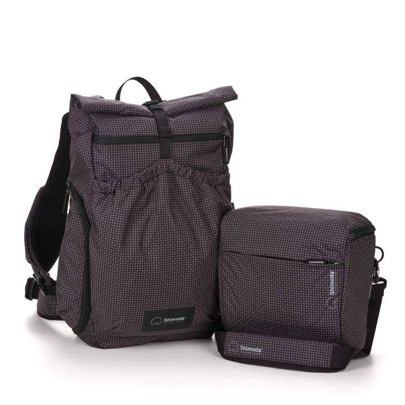 Shimoda Side Lite 22 Women's Starter Kit (w/ Medium Top Loader) - Black/White