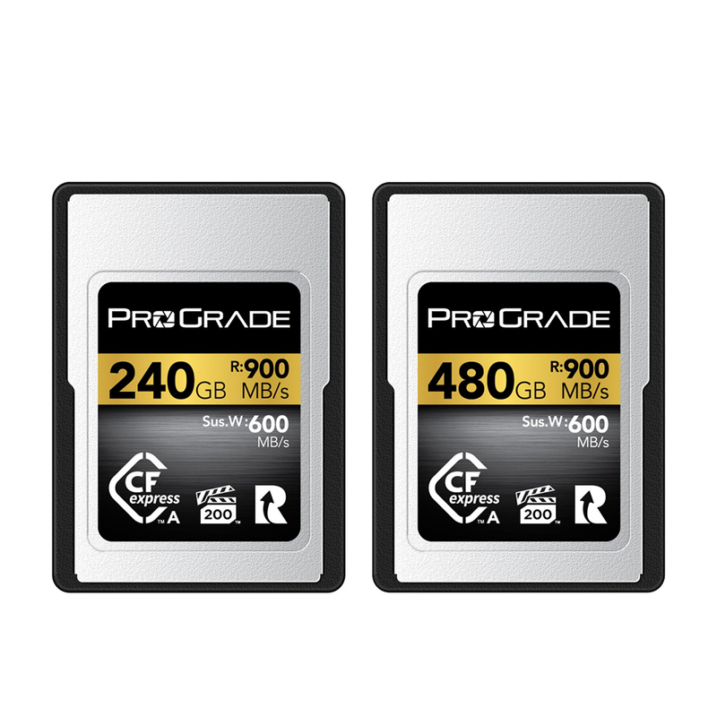 ProGrade Digital 240GB/ 480GB CFexpress 2.0 Type A Gold 記憶卡