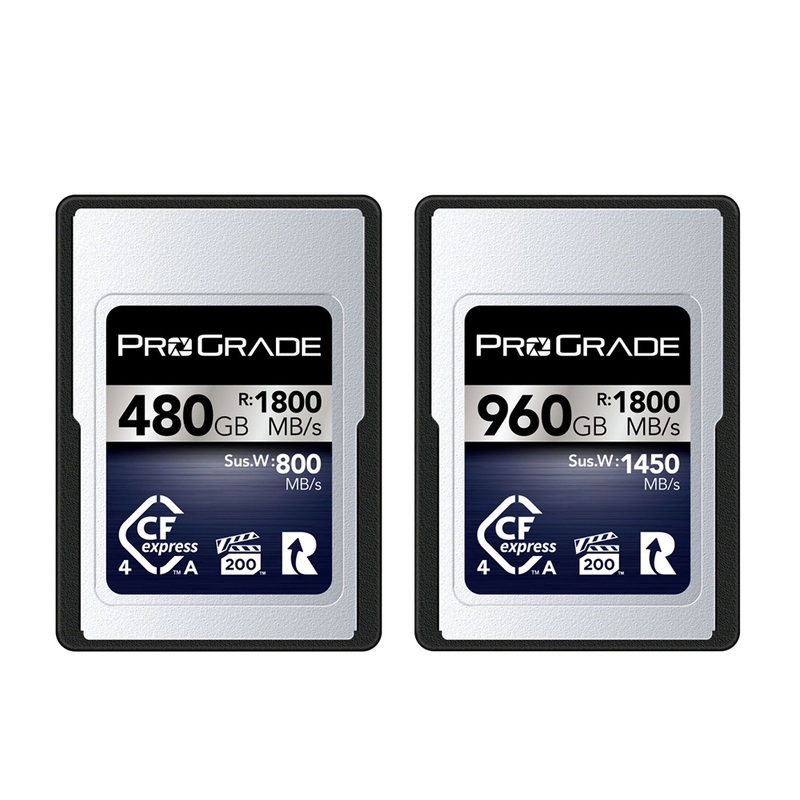 ProGrade Digital 480GB / 960GB CFexpress Type A 4.0 Iridium 記憶卡