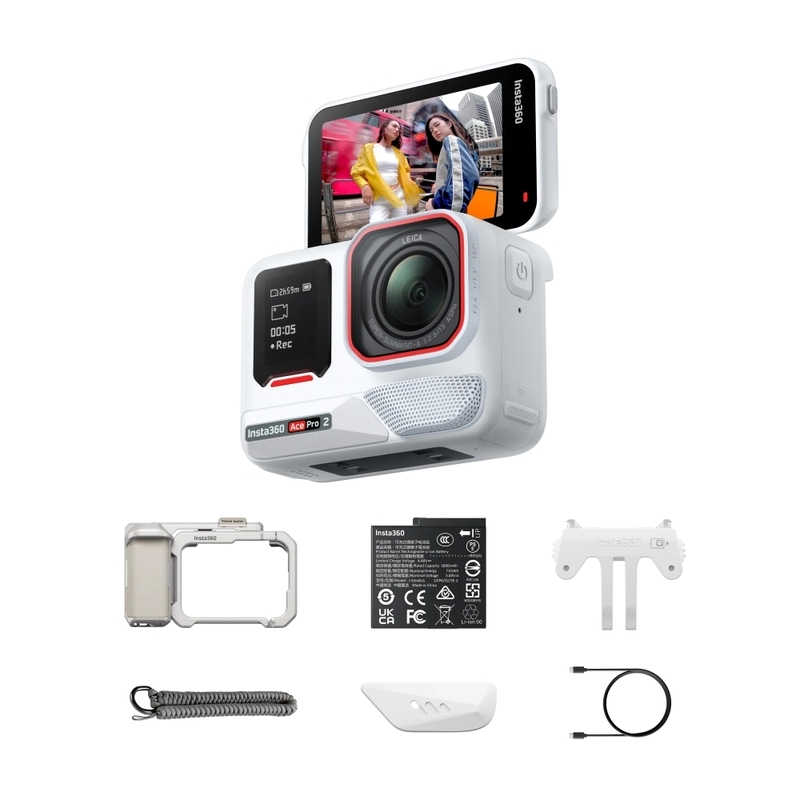 Insta360 Ace Pro 2 雪山白 街拍套裝