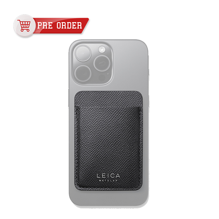 Leica MagSafe卡包 皮革材質 黑色 #96804 徠卡 (建議零售價 $1500, 訂金 $150)