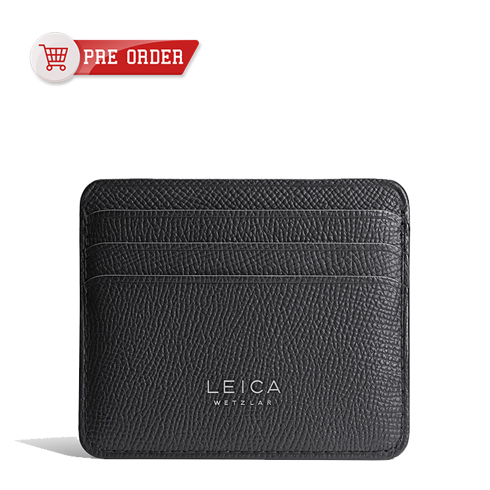 Leica Cardholder Horizontal 橫款卡包 皮革材質 黑色 #96805 (建議零售價$1800, 訂金 $180)