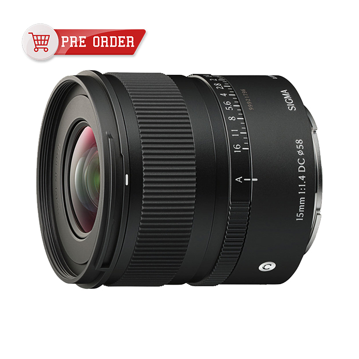 Sigma 15mm f/1.4 DC Contemporary for Sony E/Fujifilm X/Canon RF (建議零售價 $3990, 訂金 $390)