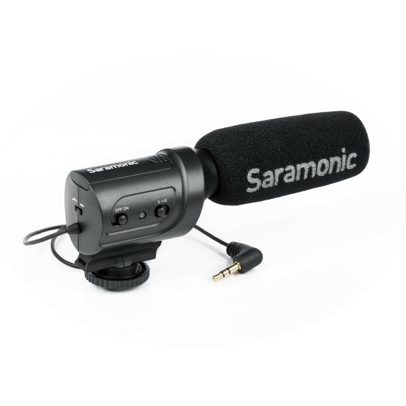 Saramonic SR-M3 指向式電容麥克風 內建監聽 香港行貨