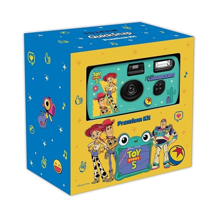 Fujifilm Quicksnap Toy Story 5 Premium Set - Flamingo Blue 即棄相機 