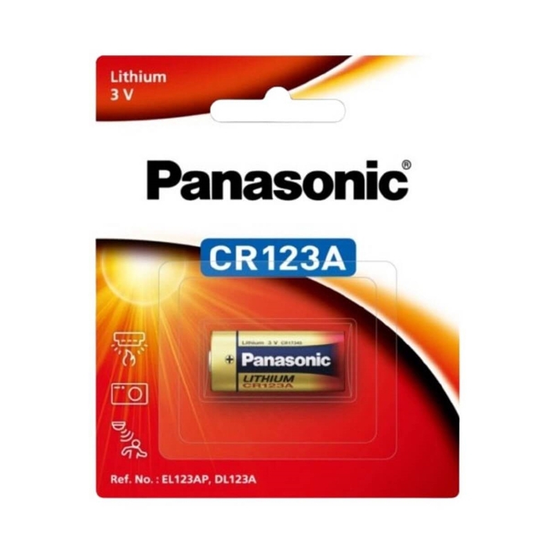 Panasonic CR123A Cylindrical type Primary Lithium Batteries 
