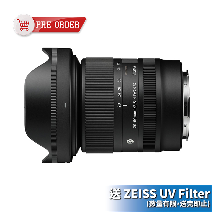 Sigma 20-60mm f/2.8-4 DG Contemporary for Sony E / L Mount 適馬 香港行貨 (建議零售價 $6330 , 訂金 $630)