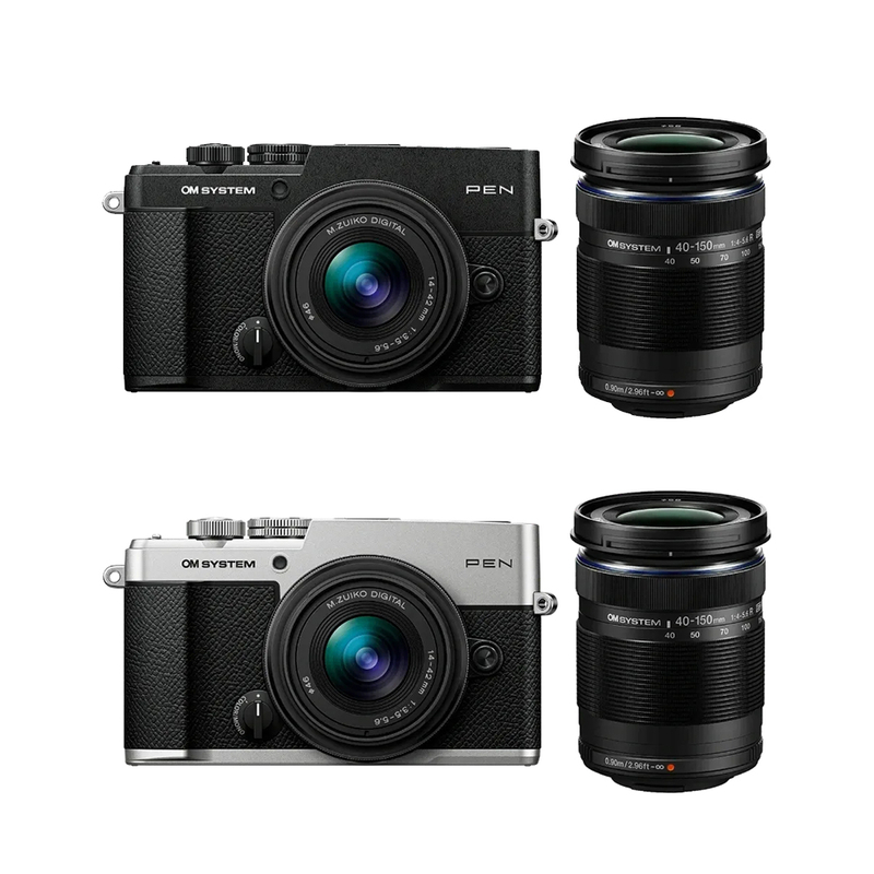 OM System PEN + 14-42mm F3.5-5.6 III & 40-150mm F4.0-5.6 R Twin Lens Kit 香港行貨