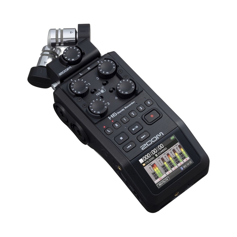 ZOOM H6 Black Finish Handy Recorder 手提數碼錄音機 香港行貨