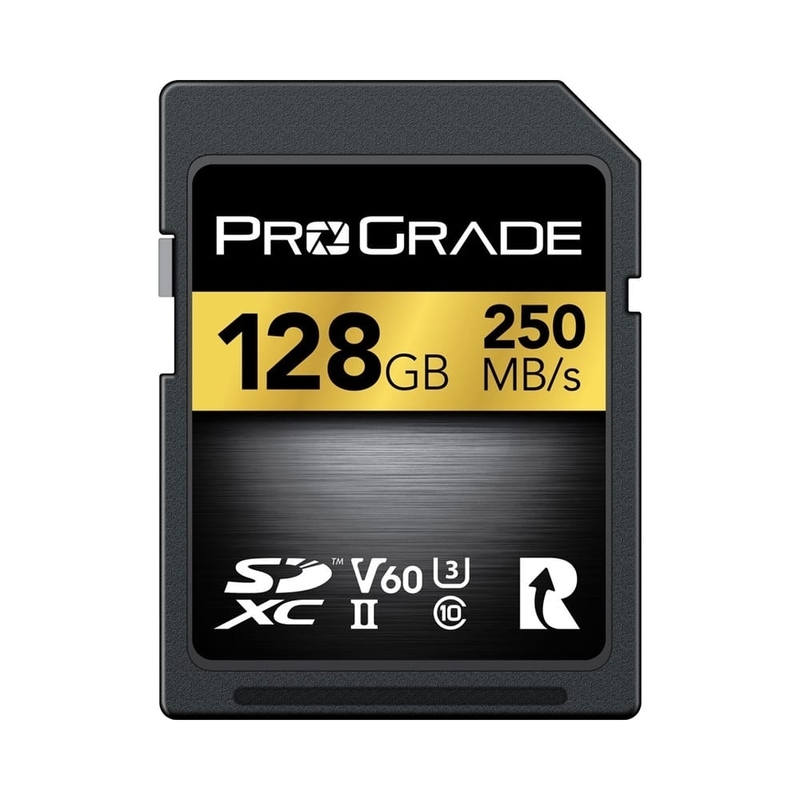 ProGrade Digital 128GB SDXC UHS-II V60 Gold 記憶卡