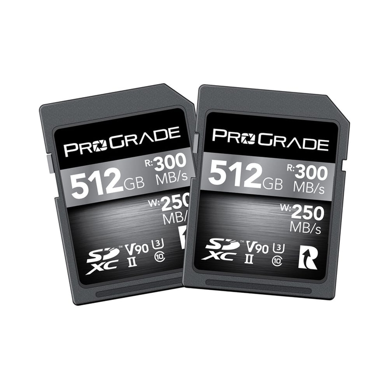 ProGrade Digital 512GB UHS-II SDXC V90 Memory Card 300R