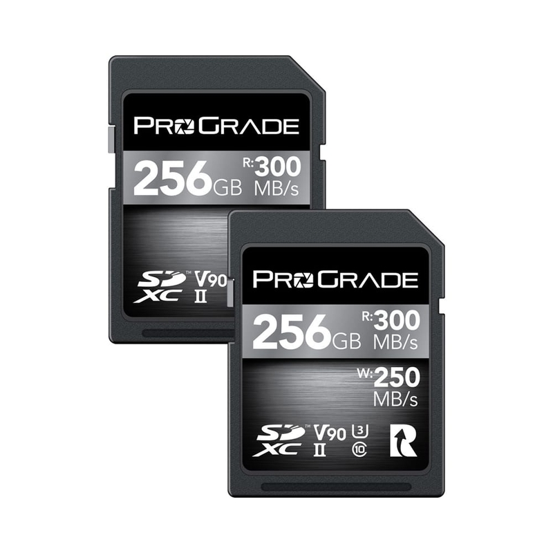 ProGrade Digital 256GB UHS-II SDXC V90 Memory Card 300R