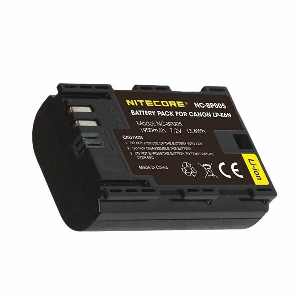 Nitecore NC-BP005 Battery Pack for Canon LP-E6N