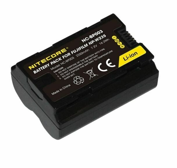 Nitecore NC-BP003 Battery Pack for Fujifilm NP-W235