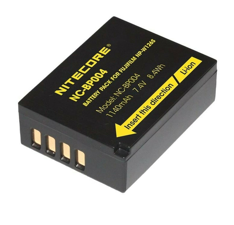 Nitecore NC-BP004 Battery Pack for Fujifilm NP-W126S