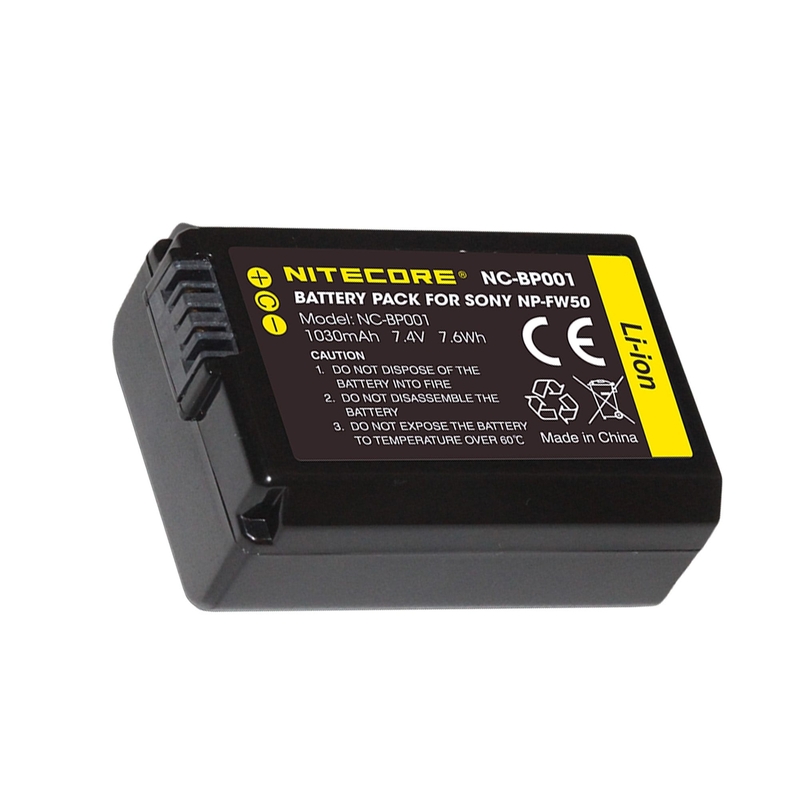 Nitecore NC-BP001 Battery Pack for Sony NP-FW50