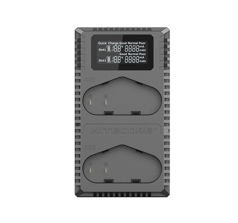 Nitecore UCN4 PRO 雙槽USB快速充電器 for Canon LP-E19/LP-E4/LP-E4N