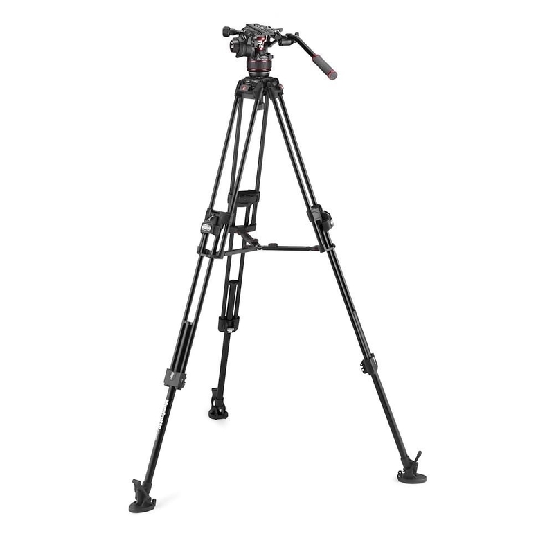 Manfrotto MVK608TWINFA Nitrotech 608 series with 645 Fast Twin Alu Tripod