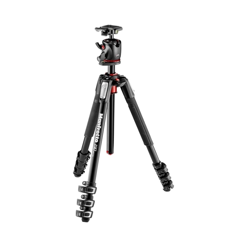 Manfrotto MK190XPRO4-BHQ2 190 系列鋁合金 4節三腳架套裝連球型雲台