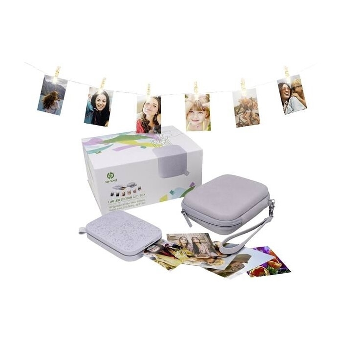 HP Sprocket 200 Photo Printer Gift Box Luna Pearl 打印機