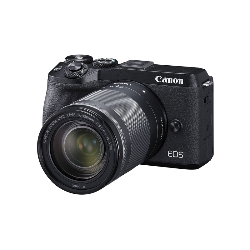 Canon EOS M6 Mark II 連 EF-M 18-150mm f/3.5-6.3 IS STM鏡頭套裝 黑色 佳能 香港行貨