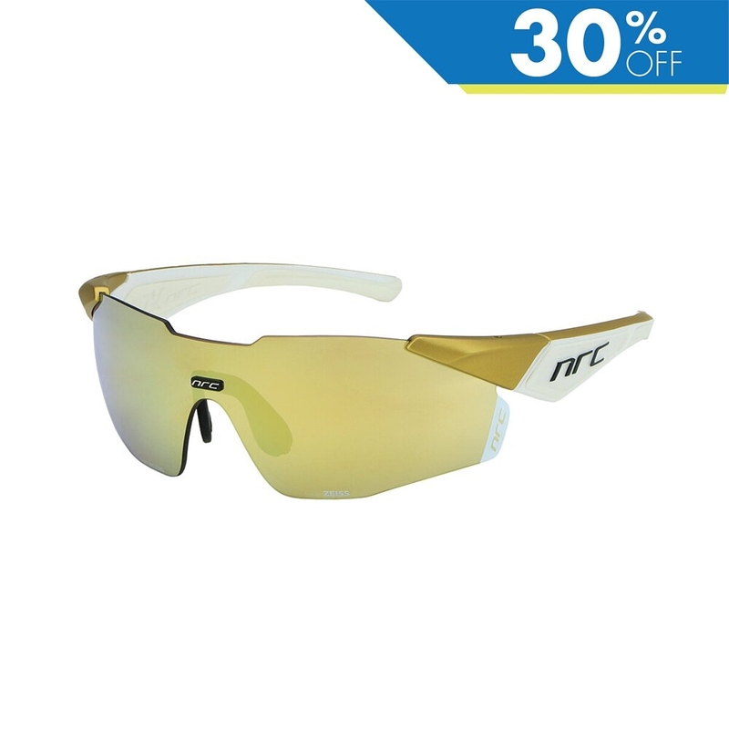 NRC X1RR White Light 2 Sunglasses Matt white and Gold