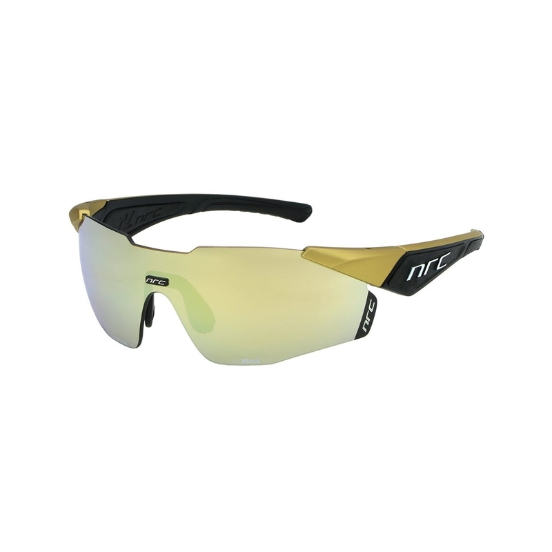 NRC X1RR Black shadow 2 Sunglasses Matt Black and Pure Gold