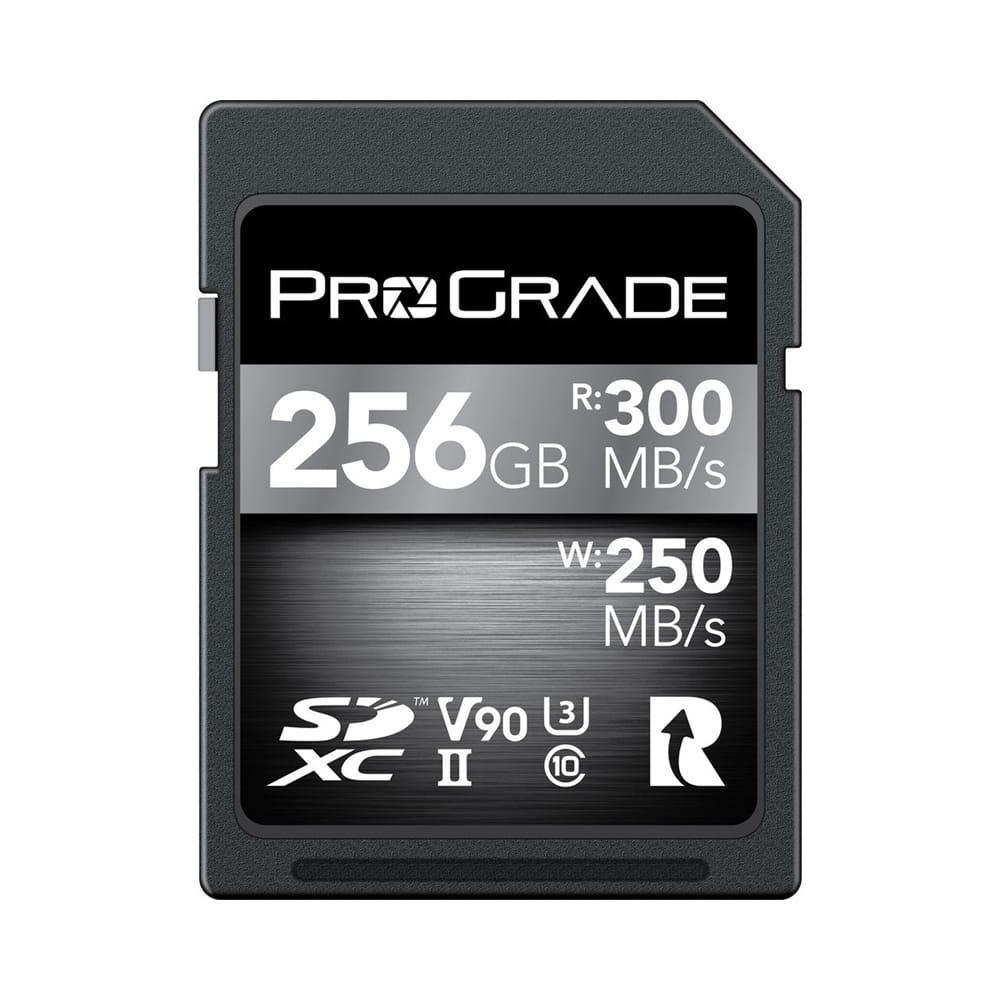 ProGrade Digital 256GB UHS-II SDXC V90 Memory Card 300R